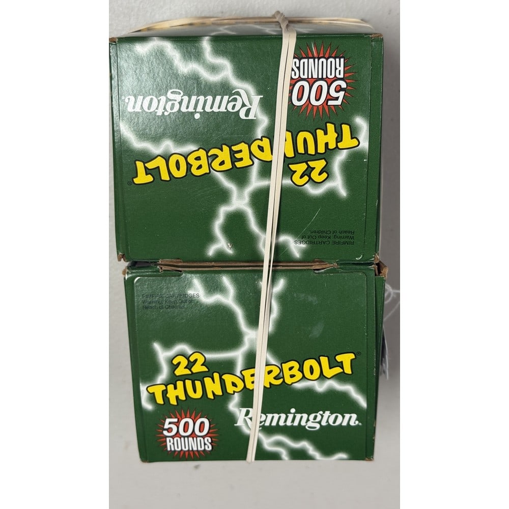 (2) 500 Round Boxes Of Remington 22 Thunderbolt (1 of 1)