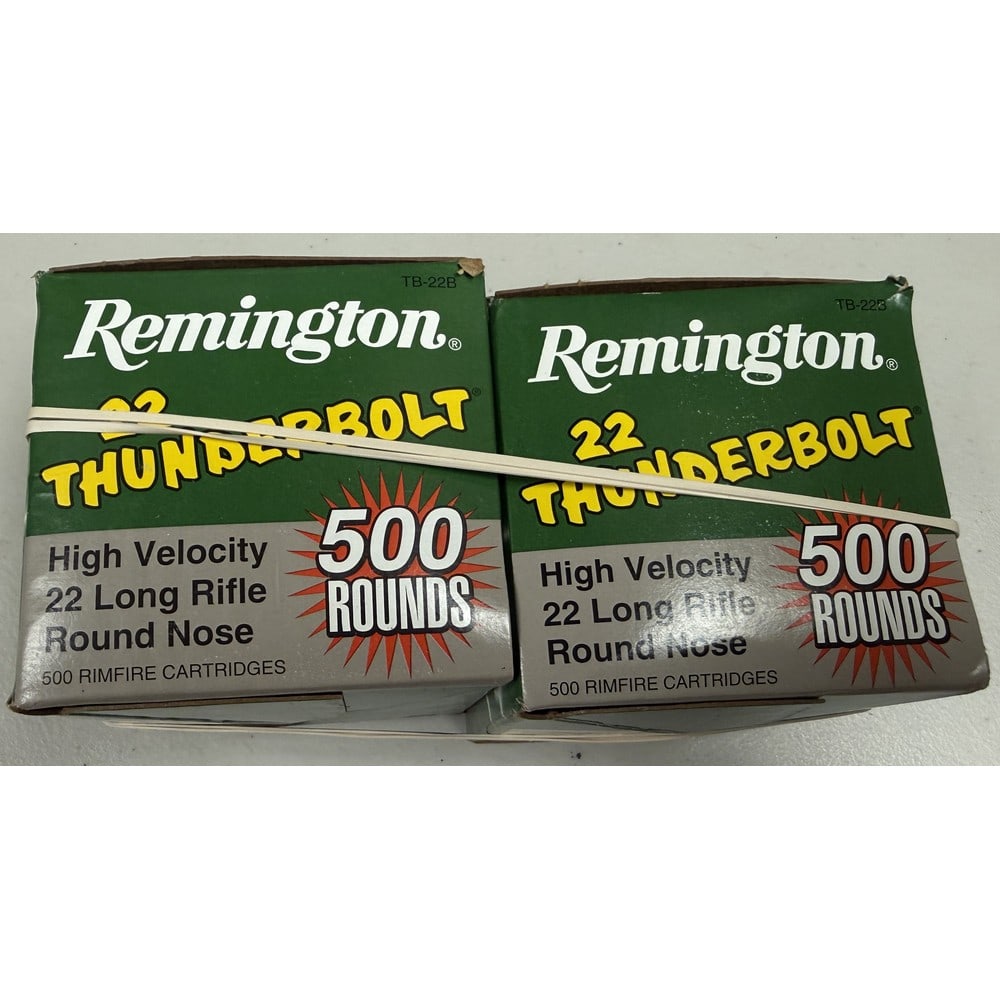 (2) 500 Round Boxes Of Remington 22 Thunderbolt (1 of 1)