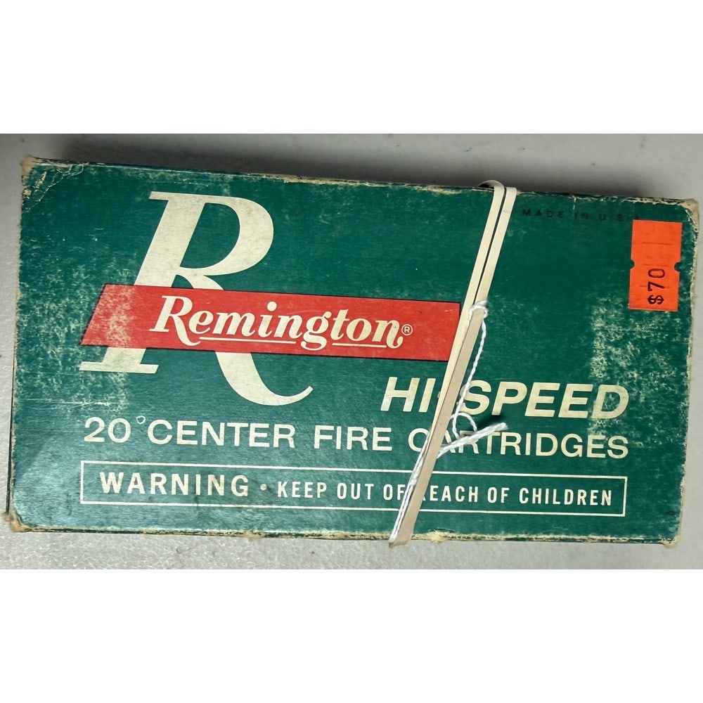 Box Of Remington Ammo 6.5 Rem. Magnum 120 Grain (1 of 2)