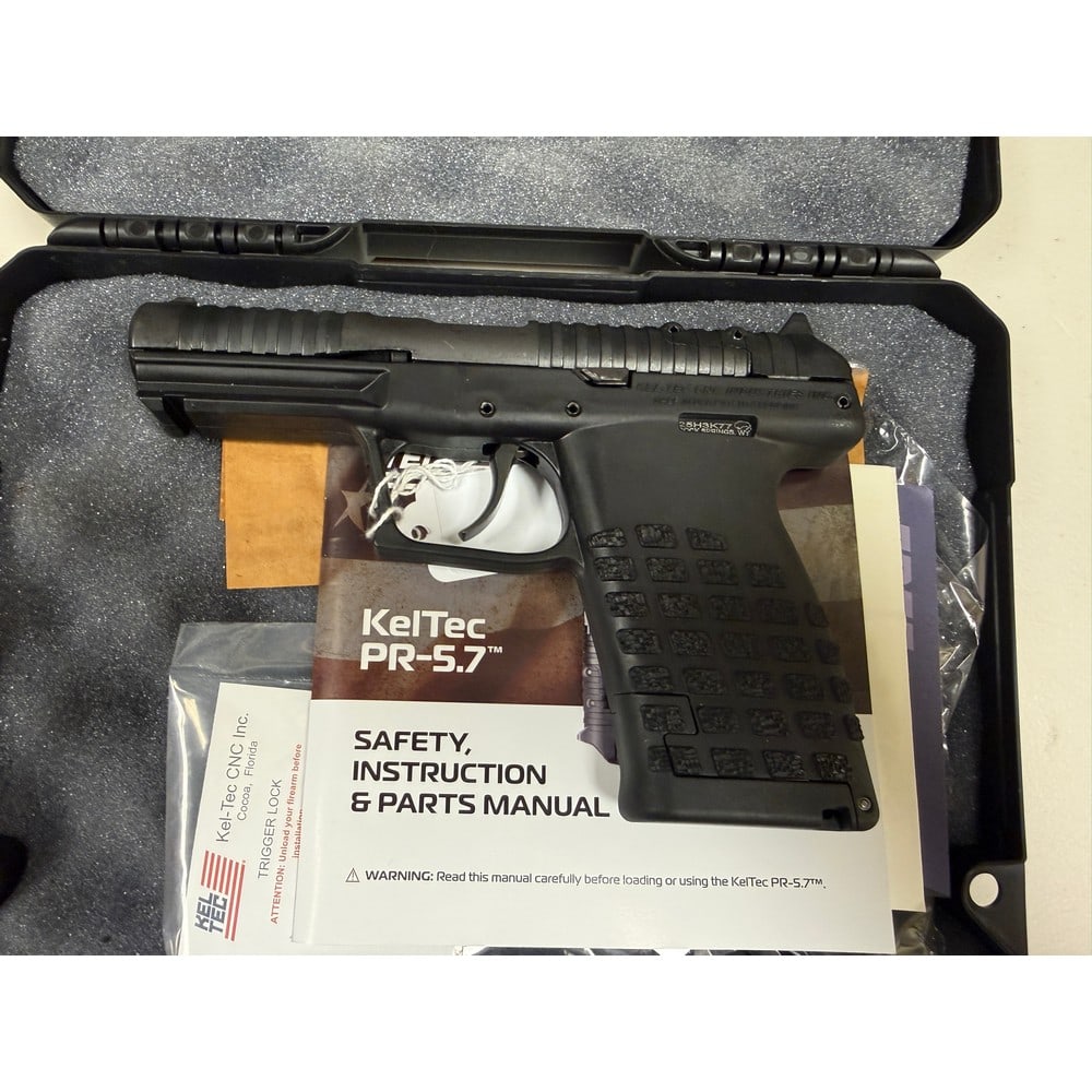 Kel Tec Model Pr57 Pistol 5.7x28mm: Like New In Case