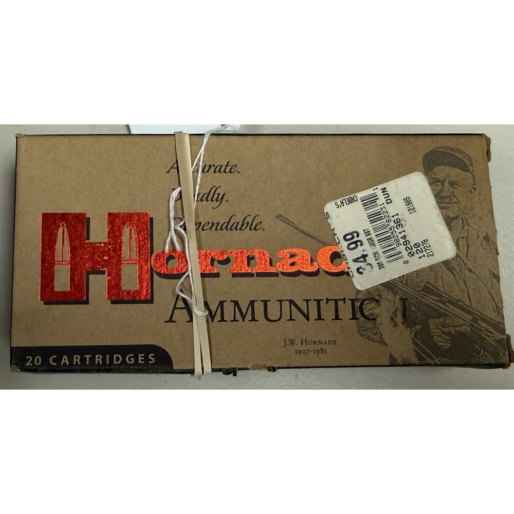 Box Of Hornady Ammo 300 Rcm 165 Grain (1 of 2)