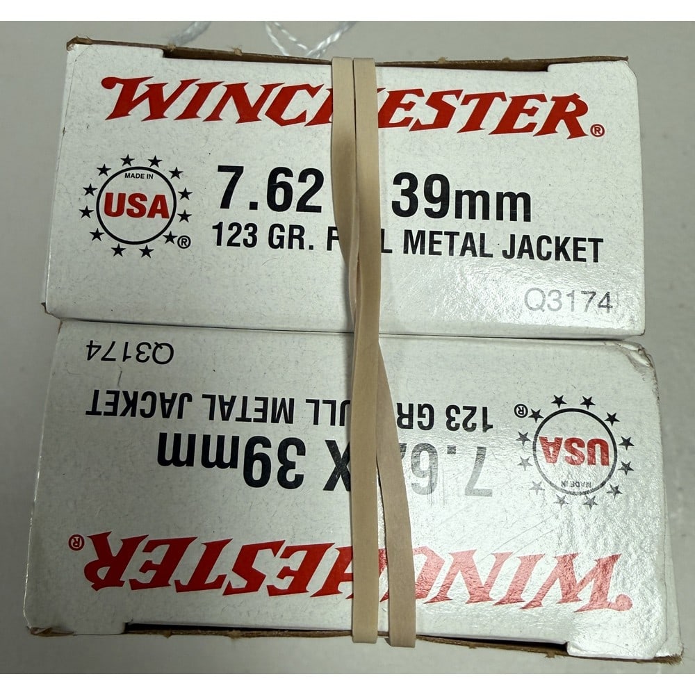 (2) Boxes Winchester 7.62x 39 Mm Fmj (1 of 1)