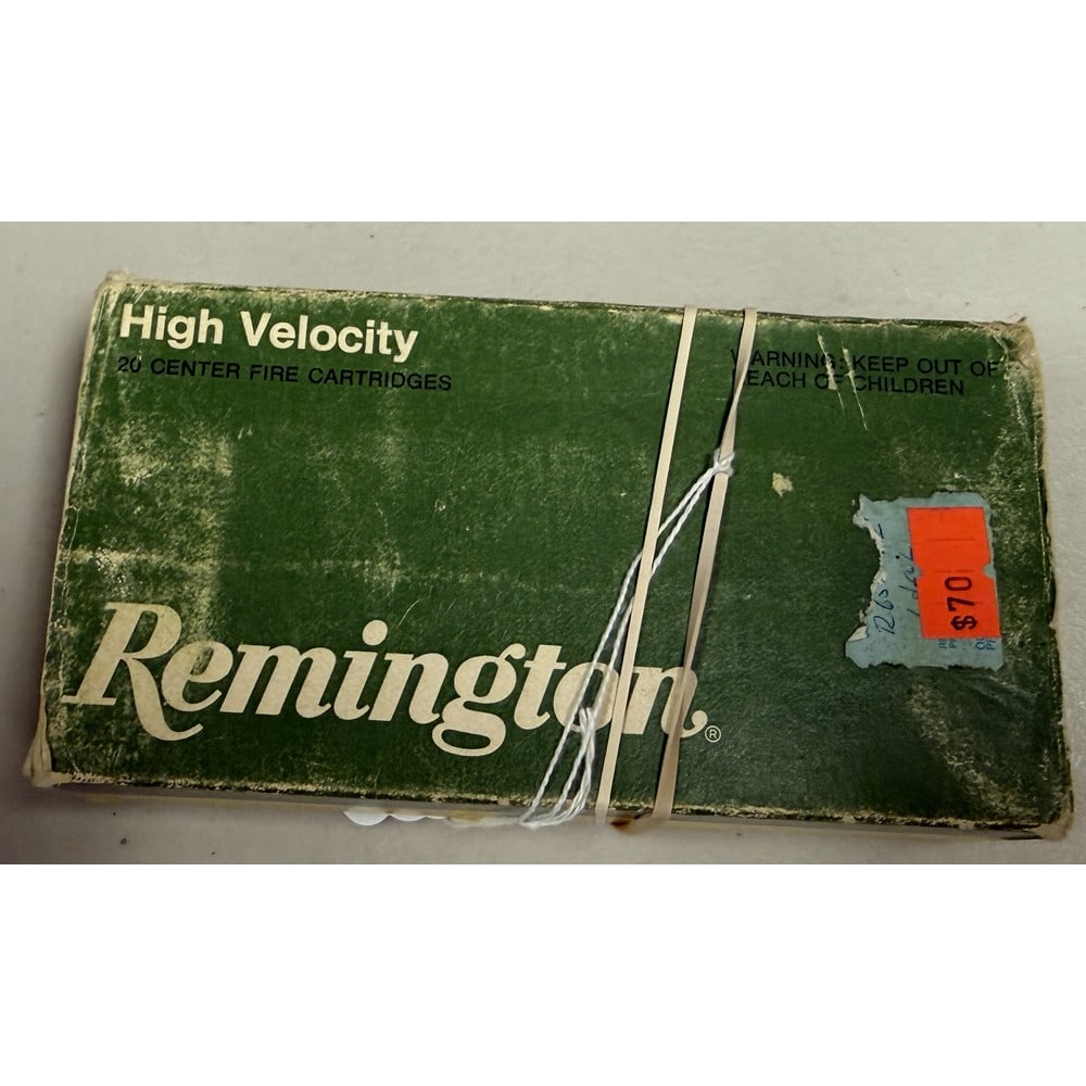 Box Of Ammo 6.5 Remington Magnum 120 Grain: Box Of Ammo 6.5 Remington Magnum 120 Grain