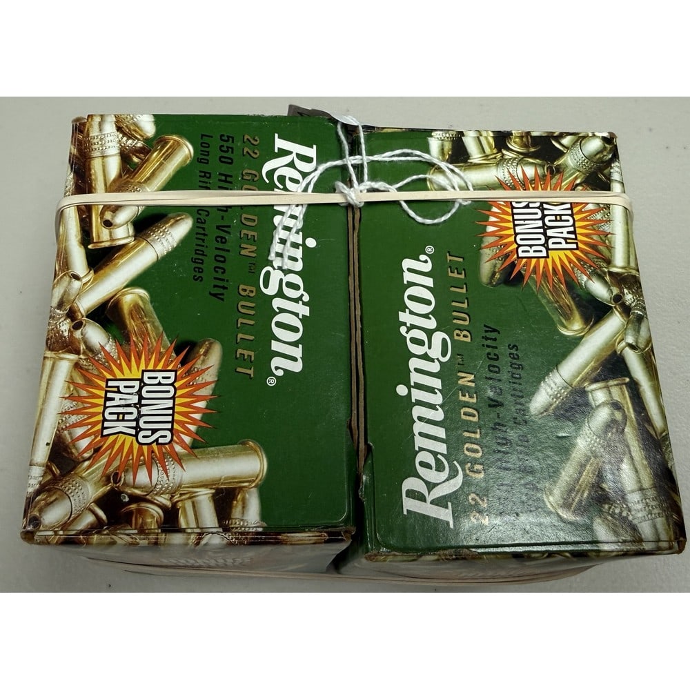 (2) 550 Round Remington 22 Caliber: (2) 550 Round Remington 22 Caliber