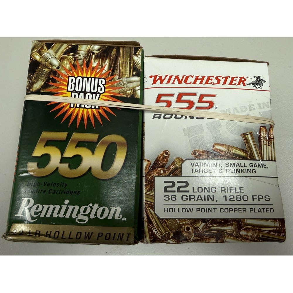 (2) 550 Round Remington/winchester 22 Caliber (1 of 1)