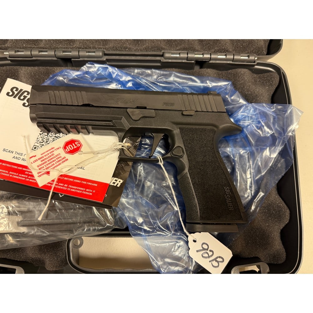 Sig Sauer Xten P320 10mm Pistol: Like New In Case