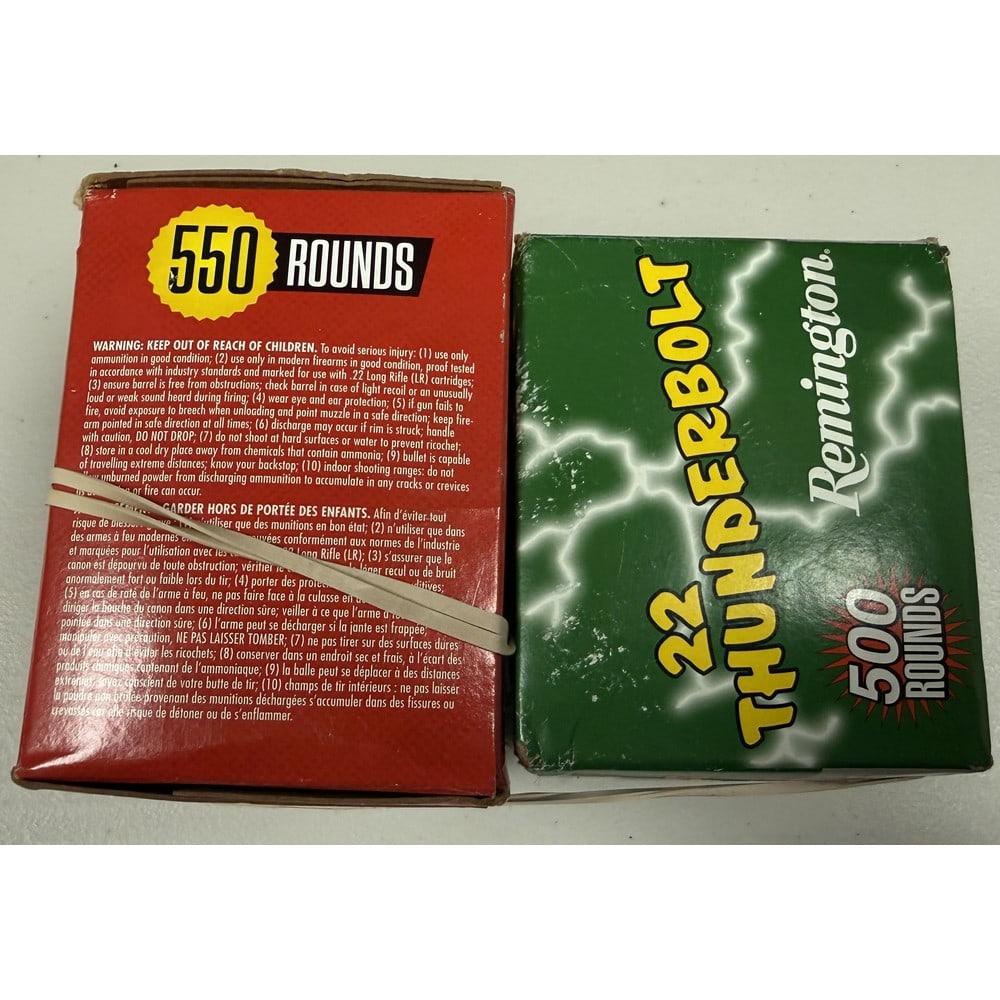 (2) 550/500 Round Federal/remington 22 Caliber (1 of 2)