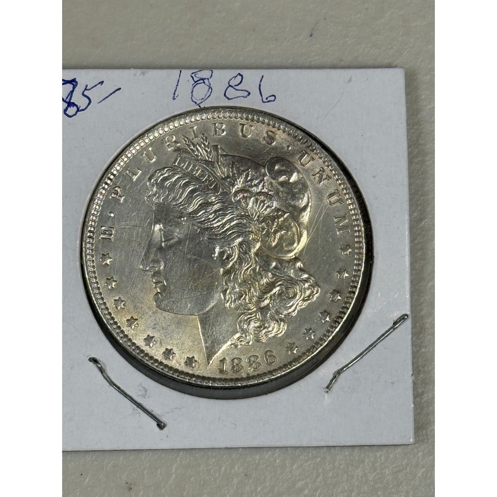 1886 Morgan Silver Dollar (1 of 2)