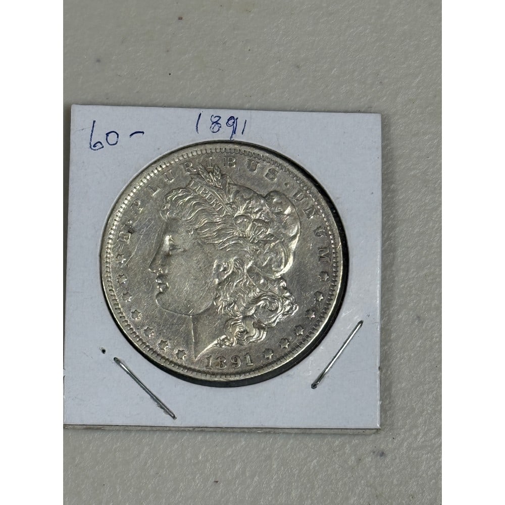 1891 Morgan Silver Dollar (1 of 2)