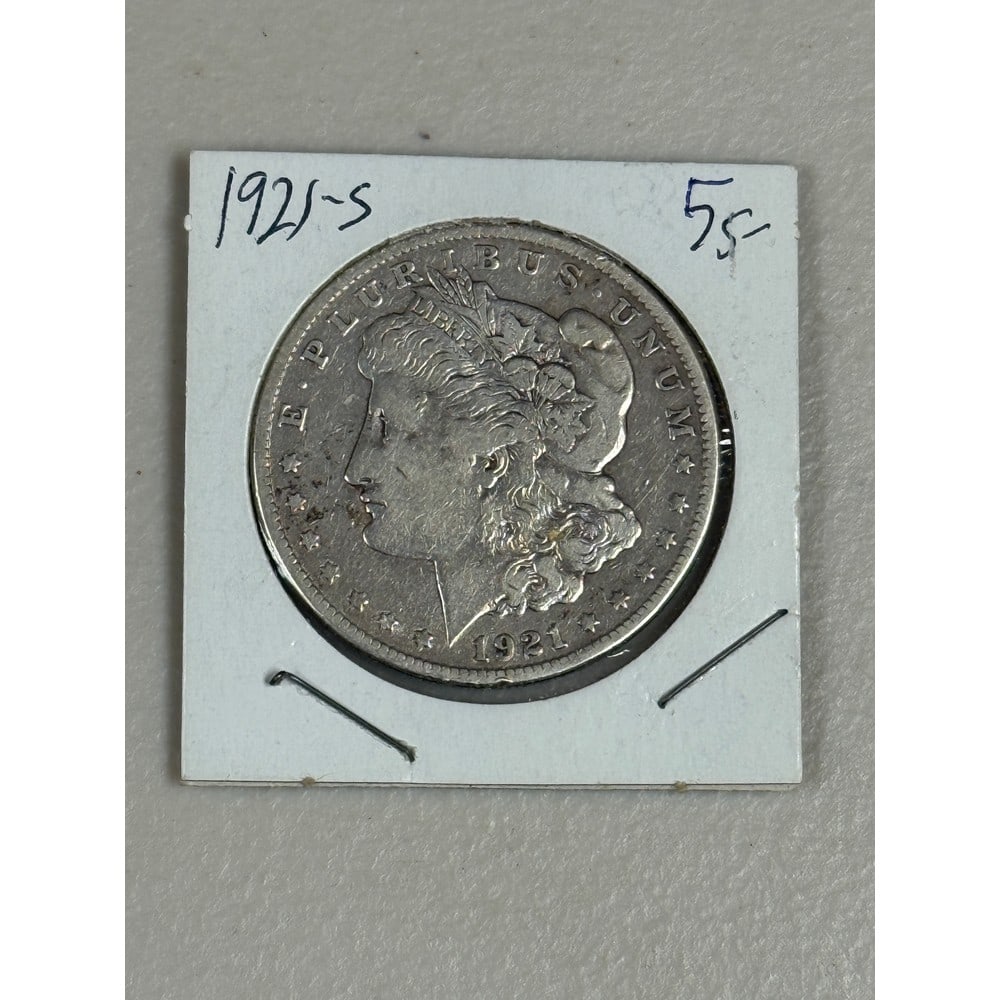 1921-s Morgan Silver Dollar (1 of 2)
