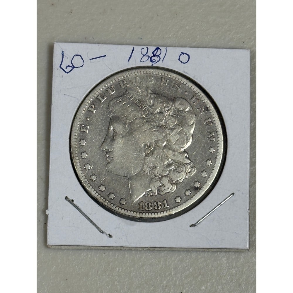 1881-o Us Morgan Silver Dollar: 1881-o Us Morgan Silver Dollar
