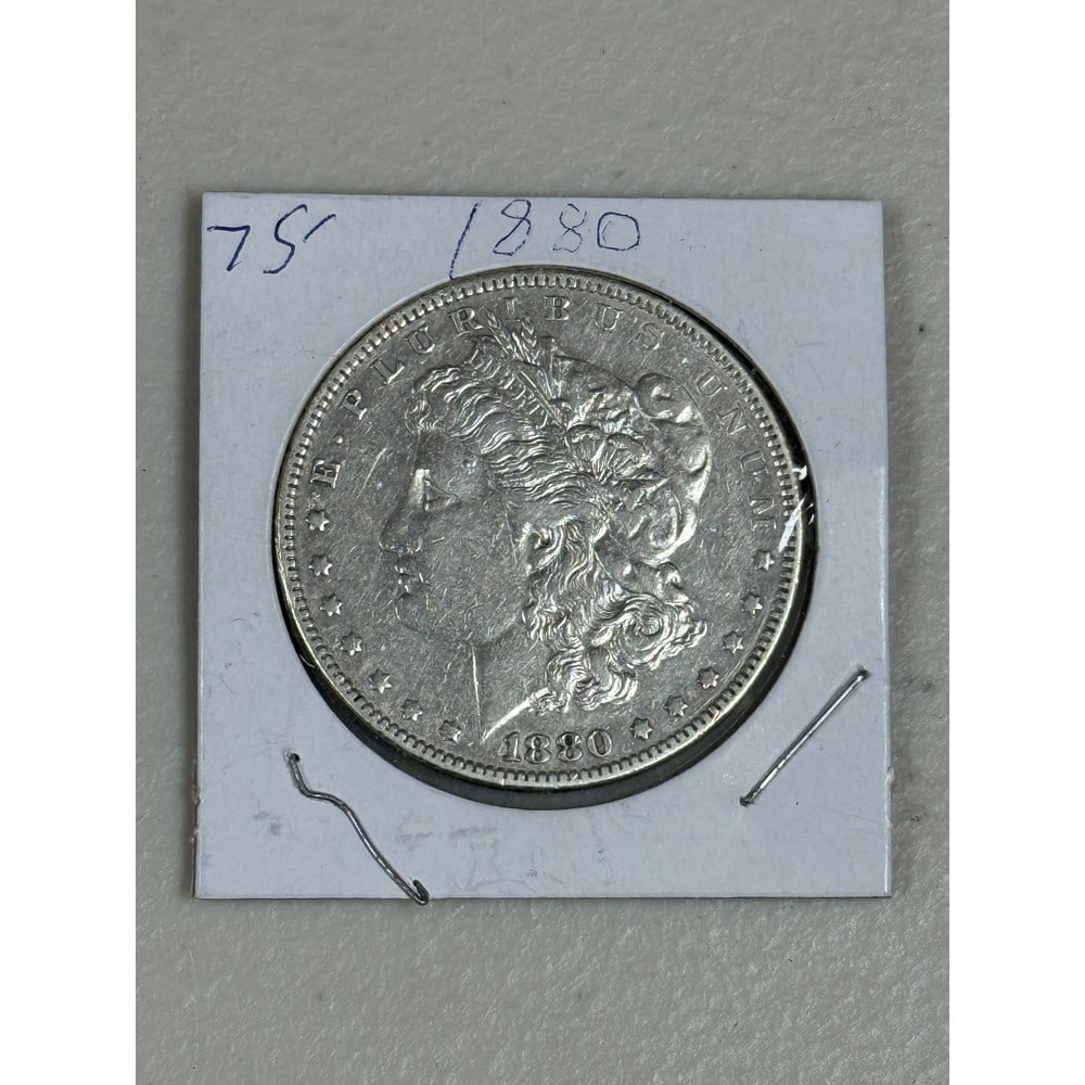 1880 Us Morgan Silver Dollar: 1880 Us Morgan Silver Dollar