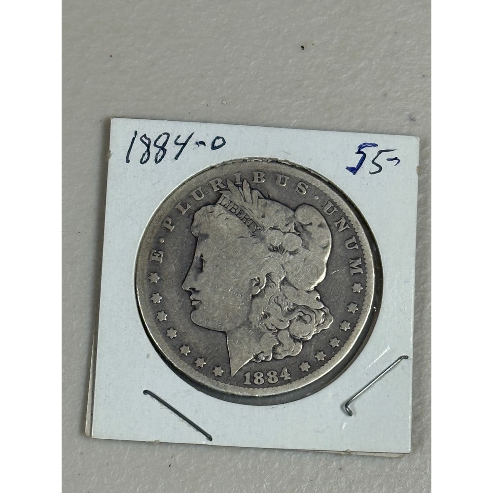 1884-o Us Morgan Silver Dollar: 1884-o Us Morgan Silver Dollar