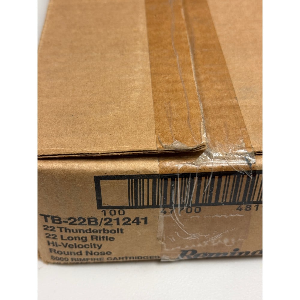 5000 Round Case Of Remington 22 Thunderbolt: 5000 Round Case Of Remington 22 Thunderbolt