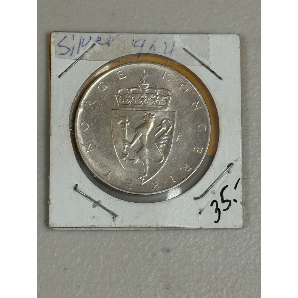 1964 Norway Silver 10 Kroner .900 (1 of 2)