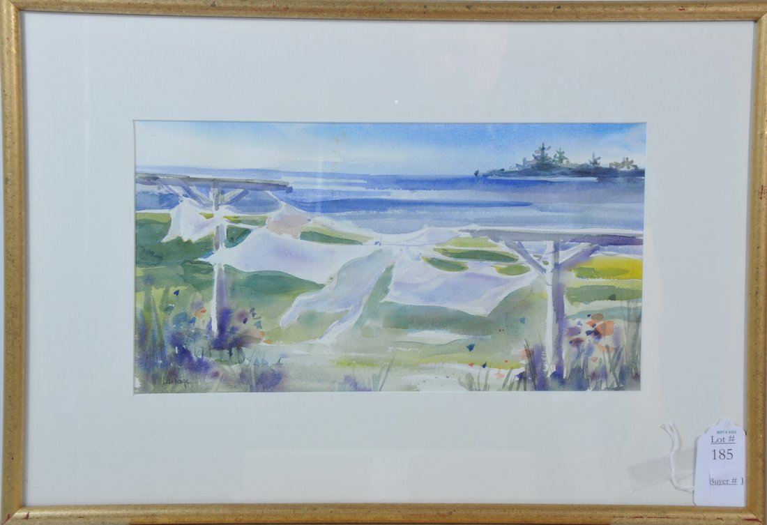 Watercolor by Lisa Paige: measures 15x9