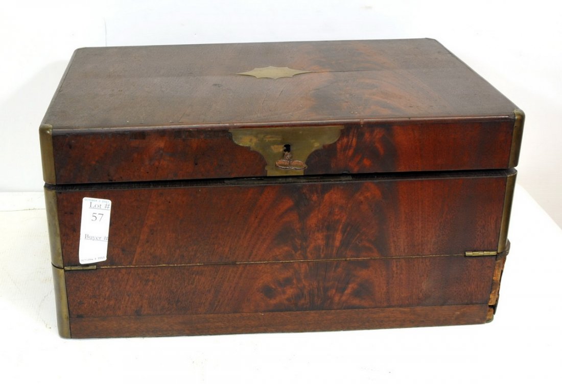 Fine Mahogany lap desk 19x17 Open: Fine Mahogany lap desk 19x17 Open