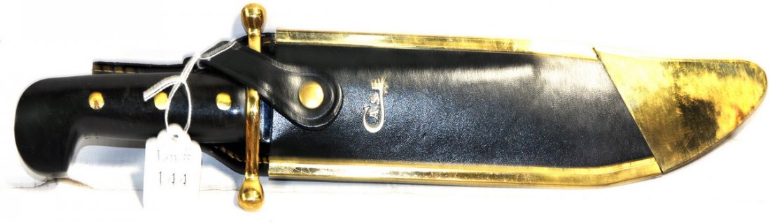 Unusual Case XX Davy Crocket Bowie Knife: With sheath