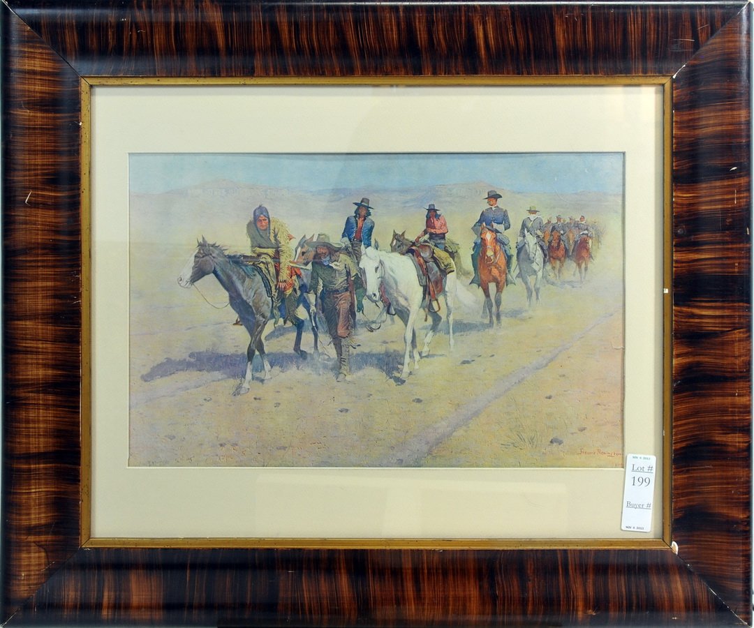 Frederic Remington Print 17x11: Frederic Remington Print 17x11