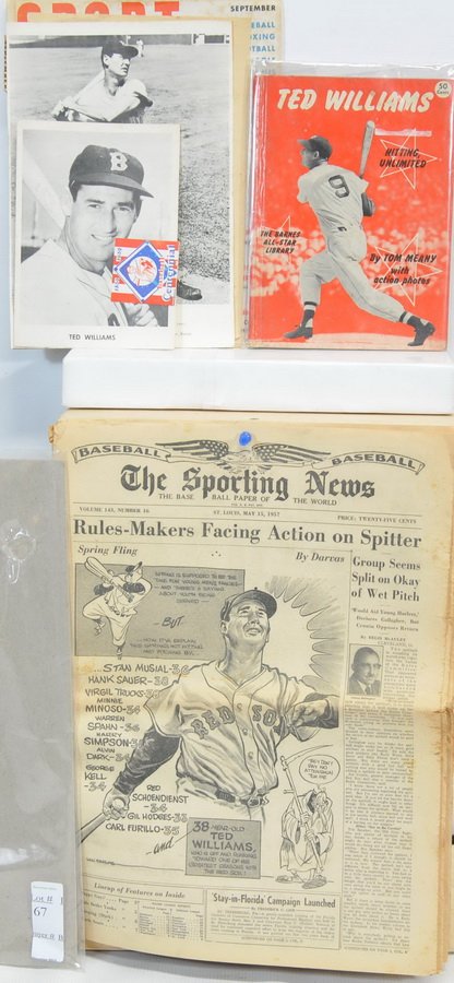 Ted Williams Collection: Including Rare early photos