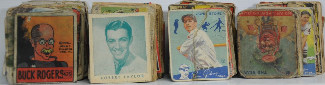 Estate Collection of Gum Cards: Including Goudey Baseball 1933/34