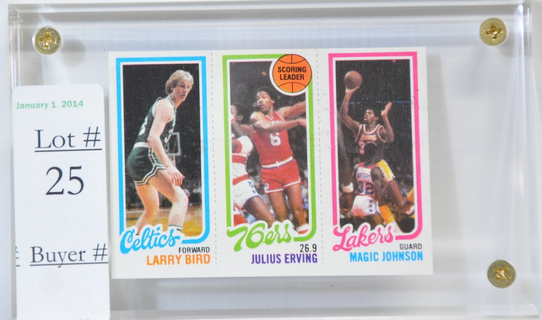 1980-81 Magic Johnson/Larry Bird Rookie Cards: 1980-81 Magic Johnson/Larry Bird Rookie Cards