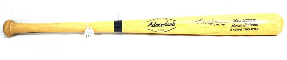 Reggie Jackson Signed Bat JSA COA: Reggie Jackson Signed Bat JSA COA