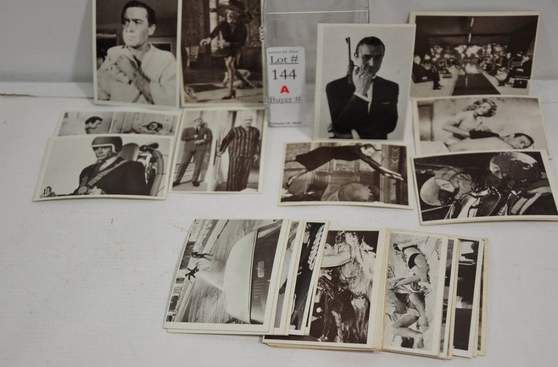 Complete Set of 1966 James Bond Cards: Complete Set of 1966 James Bond Cards