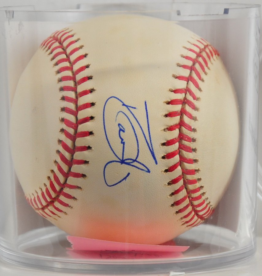 David Justice Signed Ball JSA COA: David Justice Signed Ball JSA COA