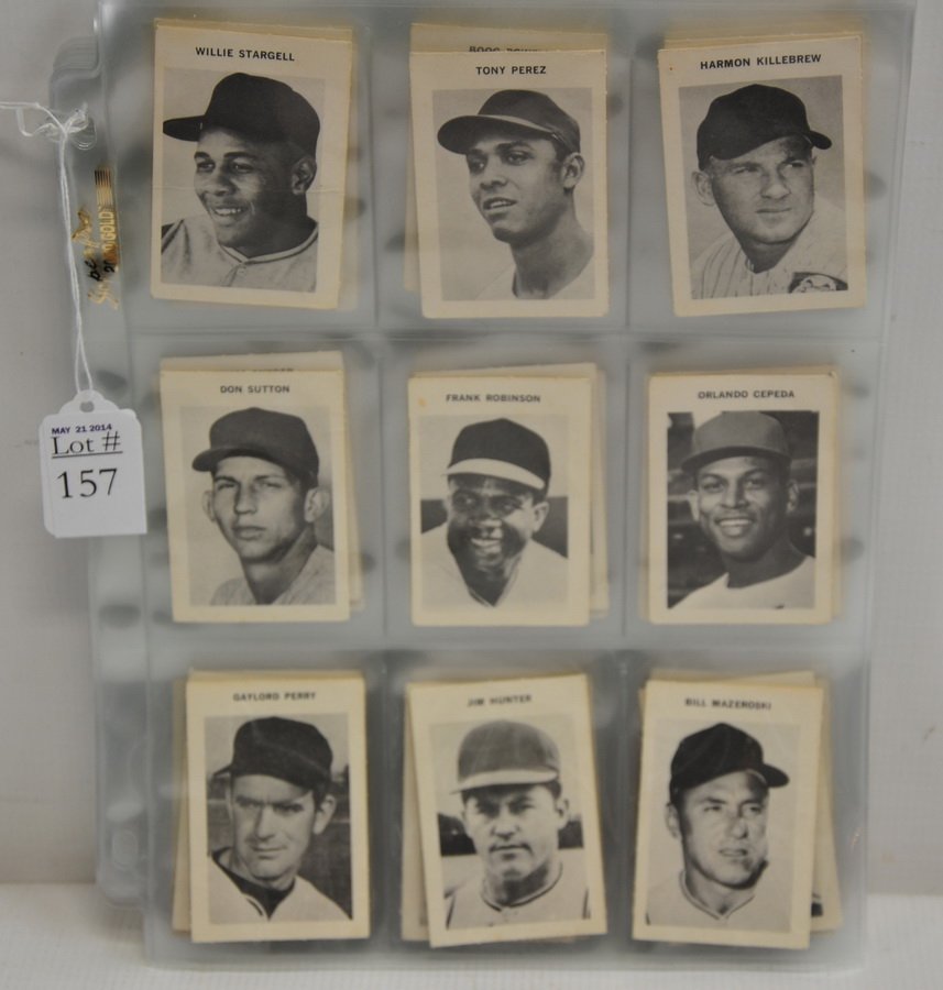 85 different Milton Bradley baseball: cards to include Carew, F. Robinson, Don Sutton, Jim Hunter