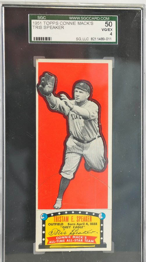 1951 Connie Mack Tris Speaker SGC 50: 1951 Connie Mack Tris Speaker SGC 50