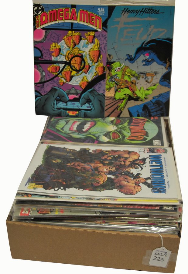 Collection of Super Heroes: comic books to include Adam & Eve, Shadow Masters, The Alien Legion, Thunder Strike, Spiderman