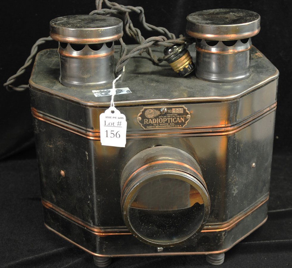 Radio Optician No 421Post Card Projector: by H.C. White Co.
