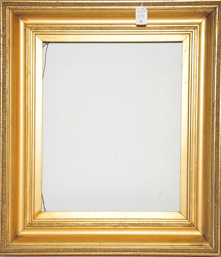 19th Century Lemon Gold Frame 17x13 Inside Dim.: 19th Century Lemon Gold Frame 17x13 Inside Dim.