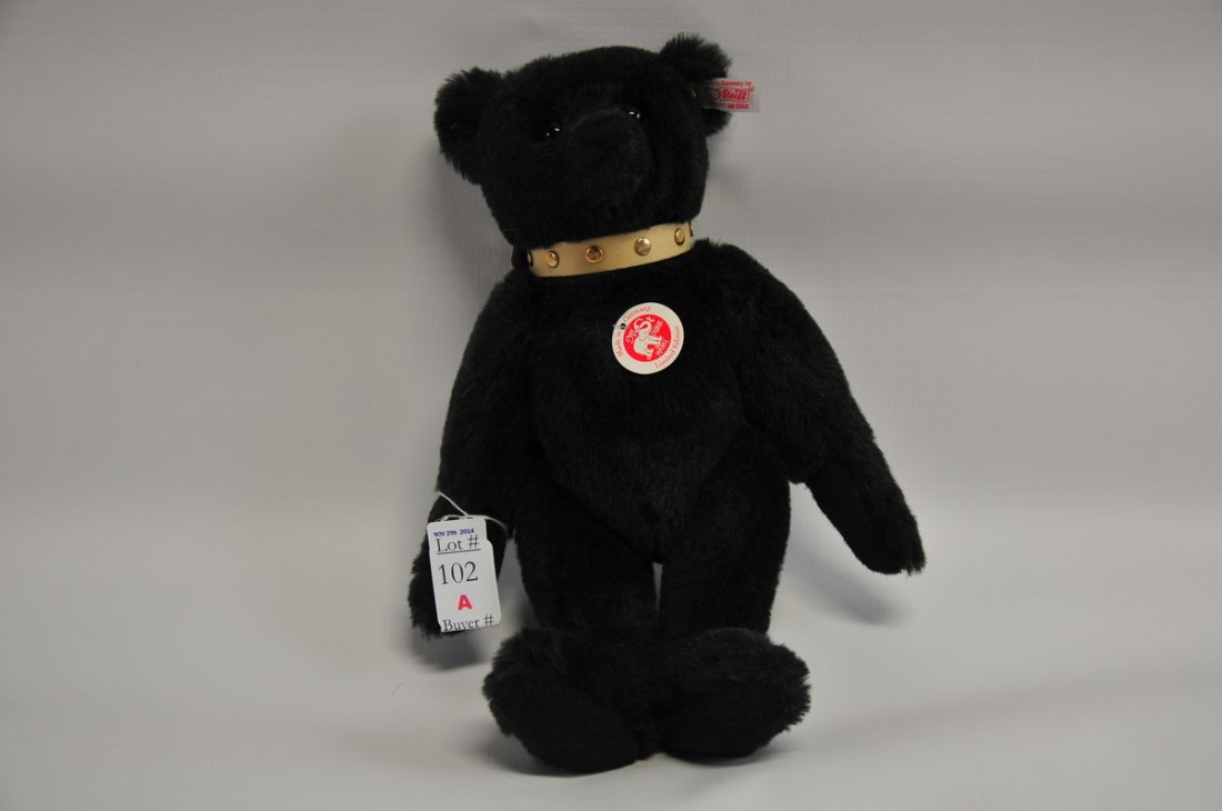 Steiff Black Teddy Bear 12": Steiff Black Teddy Bear 12"
