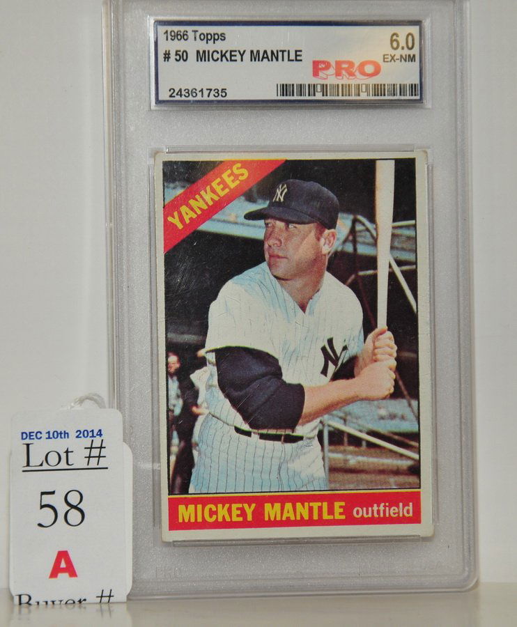 1966 Topps Mickey Mantle: 1966 Topps Mickey Mantle