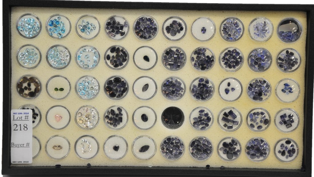 Collection of Iolite Polished gemstones: Collection of Iolite Polished gemstones