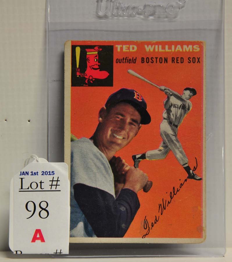 1954 Topps Ted Williams #1: 1954 Topps Ted Williams #1