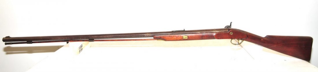 WM Lawrence Laconia New Hampshire Musket: Has been converted from Flintlock to percussion, rifled barrel