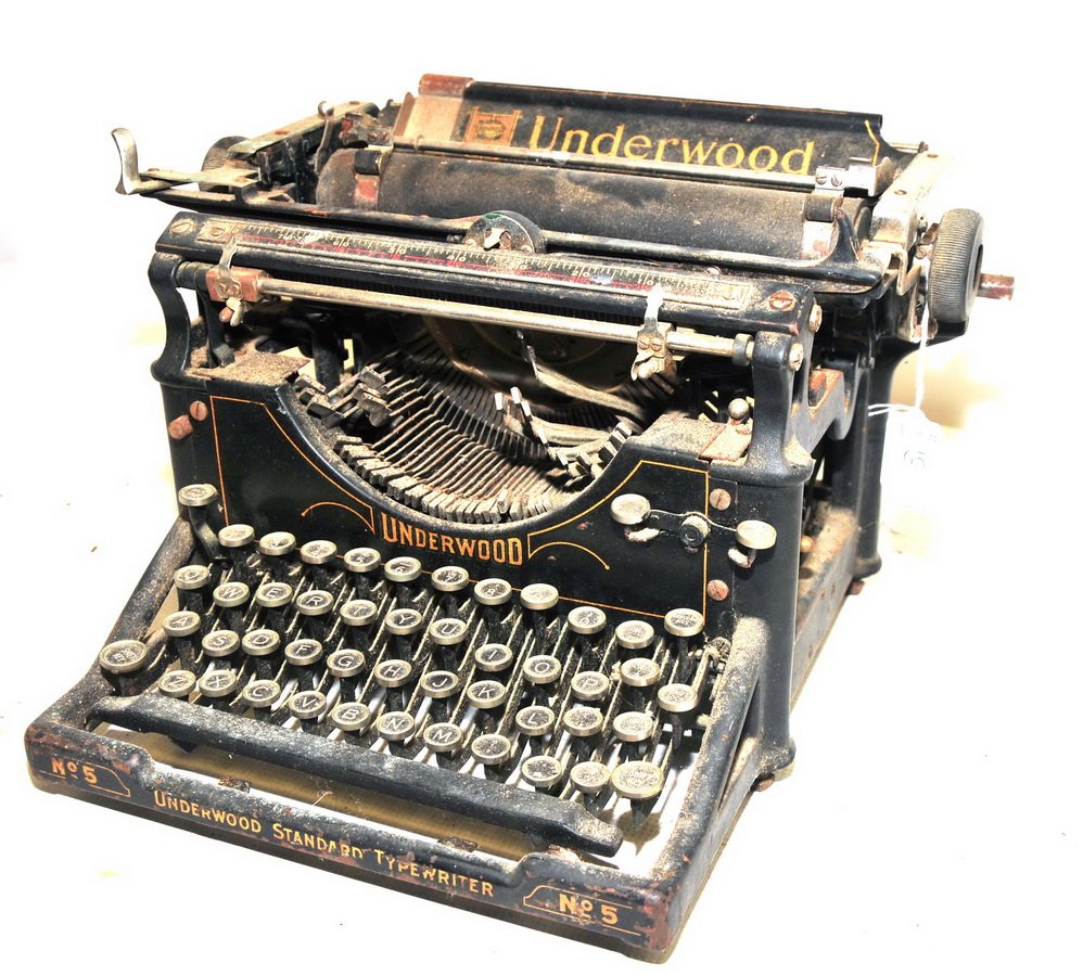 Underwood Typewriter #5: Underwood Typewriter #5