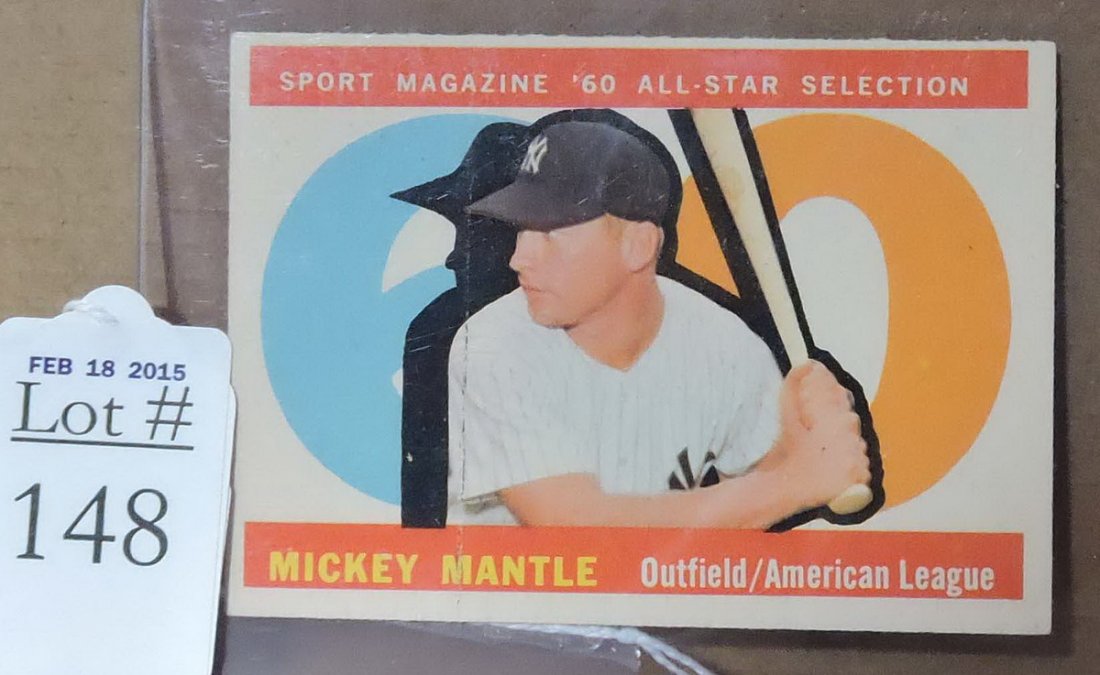 1960 Topps Mickey Mantle: 1960 Topps Mickey Mantle
