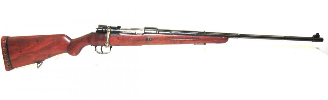 Belgium Mauser, Model 1930: bolt action 8mm rifle.