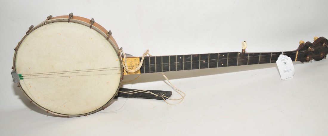 Antique Pollman Professional Banjo: Antique Pollman Professional Banjo