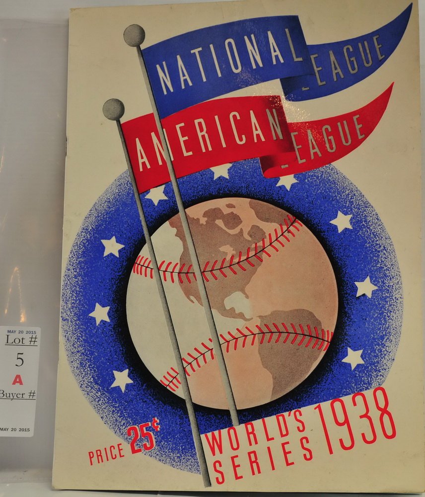 1938 World Series Program: 1938 World Series Program