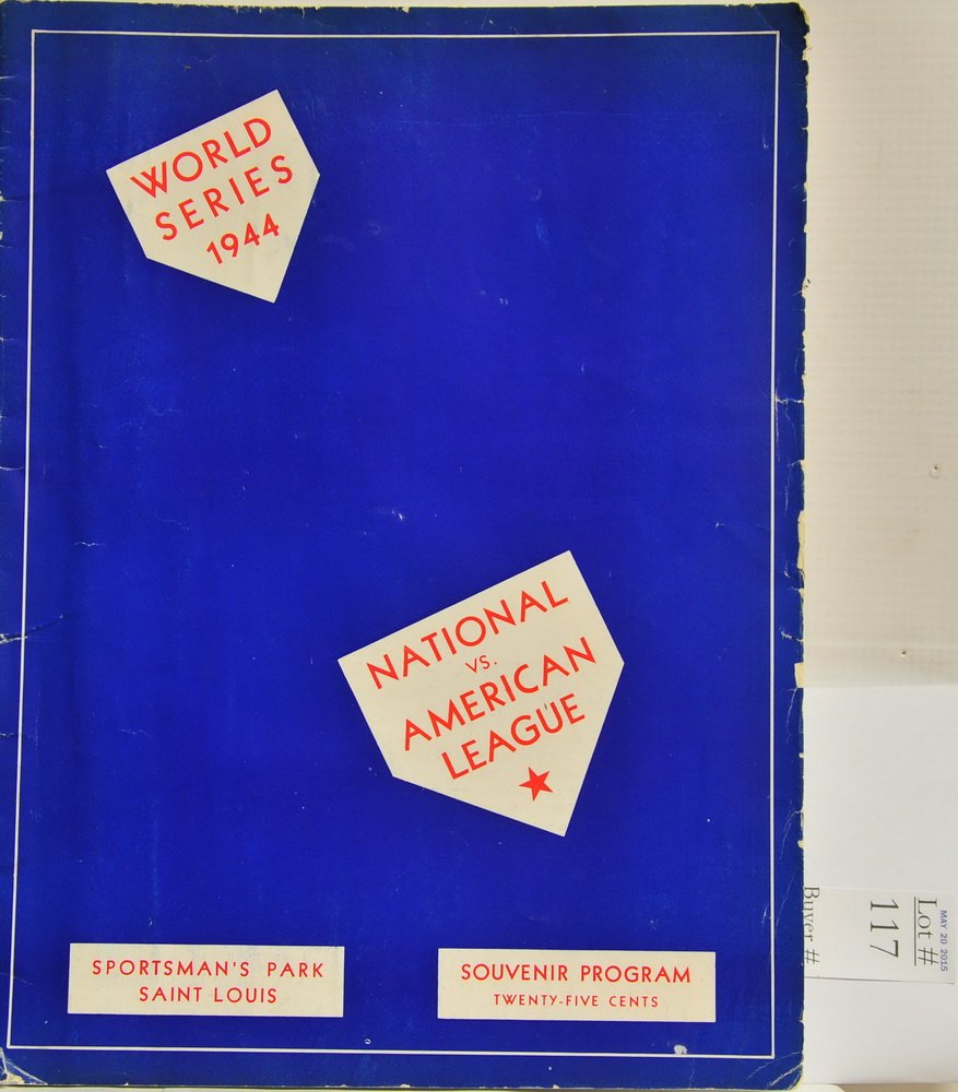 1944 World Series Program: 1944 World Series Program