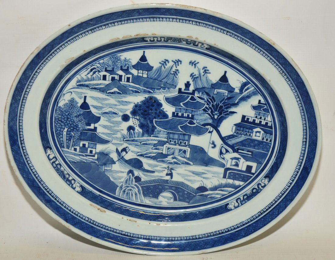 Heavy Asian Platter   16 1/2 " (1 of 1)