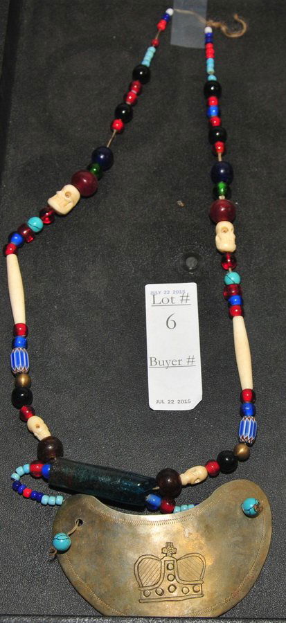 Indian Trade Silver Gorget: Indian Trade Silver Gorget