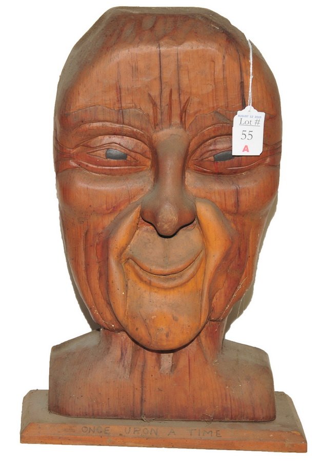 Carved Figure "Once Upon a Time" 16" (1 of 1)