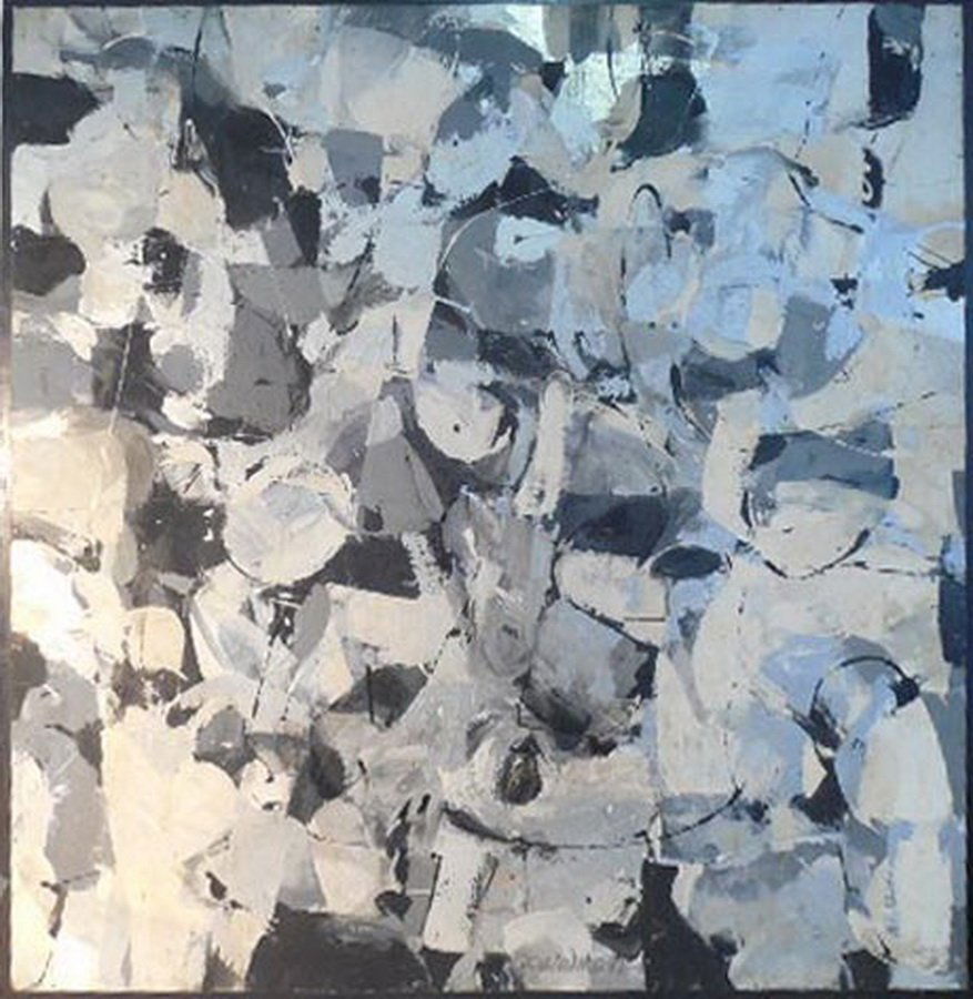 Mixed media on board by Jeanne Boardman 44x45 (1 of 3)