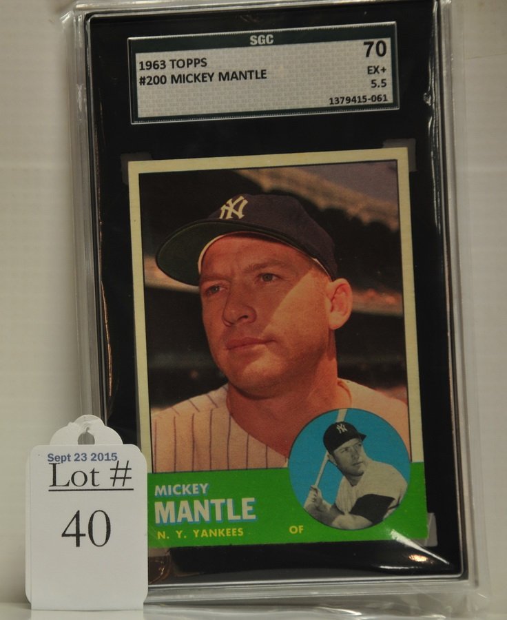 1963 Topps Mickey Mantle (1 of 2)
